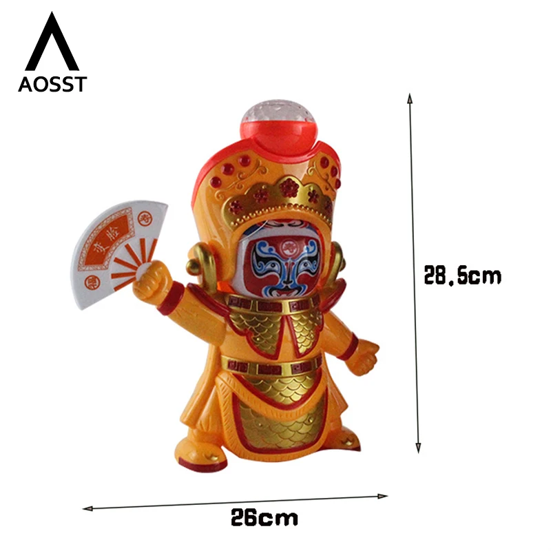 

AOSST 28.6 cm Big Size Face Changing Doll With Box Chinese Magic Traditional Creative Opera Figure Gadgets Anti Stress Toy