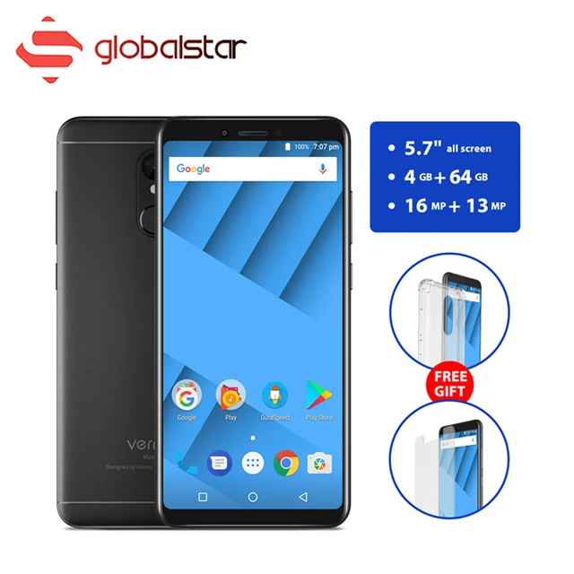 Cheap Vernee M6 5.7 Inch HD 18:9 Screen Mobile Phone MT6750 Octa core 4G RAM 64G ROM Cell Phone 16MP Android 7 4G LTE Smartphone