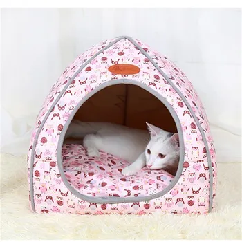 

Pet Dog Bed Warming Dog House Soft Material Nest Dogs Baskets Cat Blanket Small Dog Beds for Puppy Chihuahua
