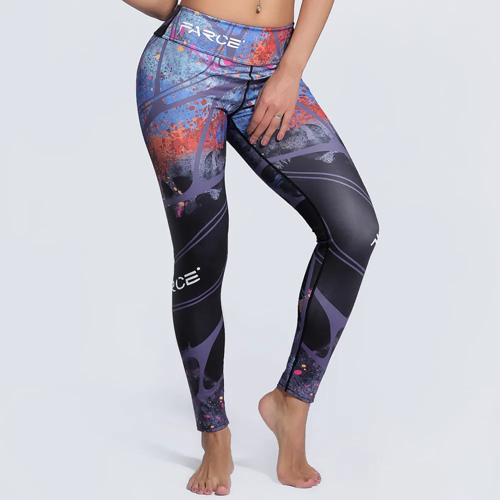 

Women Flexible Optional Color Print Tight Pants Workout Gym Training Running Yoga Sport Fitness Exercise Leggings Dropshipping