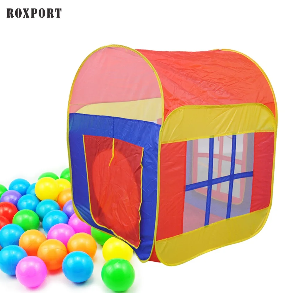 Colorful Kid Play Tent Ocean Ball Play House For Kid Tipi Tent Folded Portable Baby Outdoor Game Tent For Kids Easy Babysitter