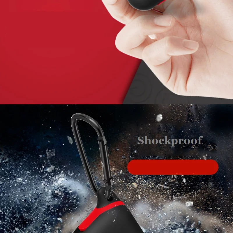 Новое поступление силиконовый чехол Защитный чехол для гарнитура для Airpods Box чехол противоударный Анти-потеря спортивные аксессуары для Airpods