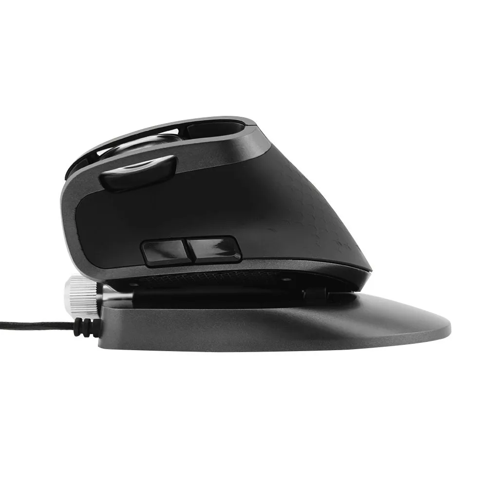 Delux M618X, Вертикальная Эргономичная мышь, Проводная компьютерная игровая мышь, 3D оптическая Usb мышь для геймера, Mause, со светодиодный подсветкой для ПК и ноутбука