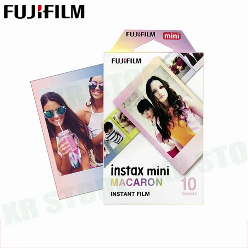 Fujifilm 10 листов Микки Алиса Винни Мультфильм мгновенная фотобумага пленка для Fuji Instax Mini 8 9 70 7s 50s 50i 90 25 Share SP-1 - Цвет: Macaroon