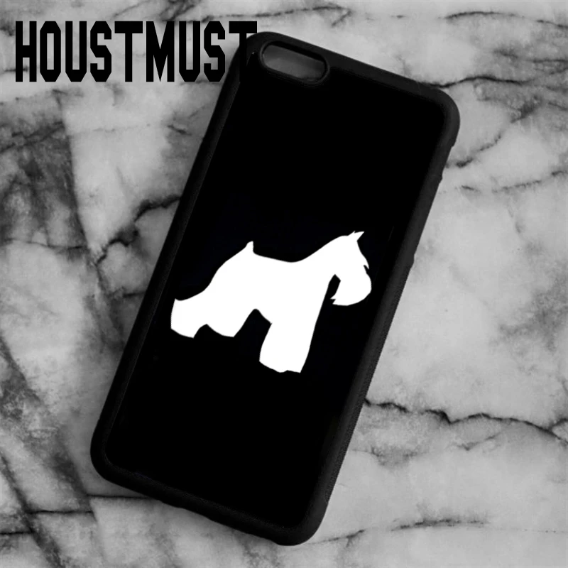HOUSTMUST миниатюрный шнауцер собака Стильная крышка чехол для Iphone 5 5s se 6 S 7 8 Plus X samsung