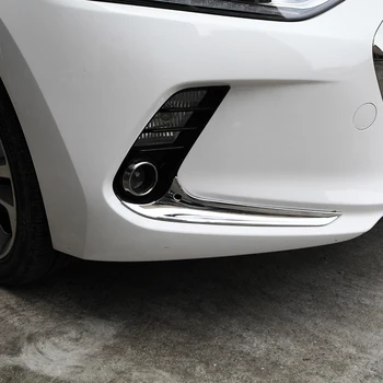 

ABS For Hyundai Elantra front fog lights cover trim car-Styling Chromium Styling decoration product accessory part 2016/17/18
