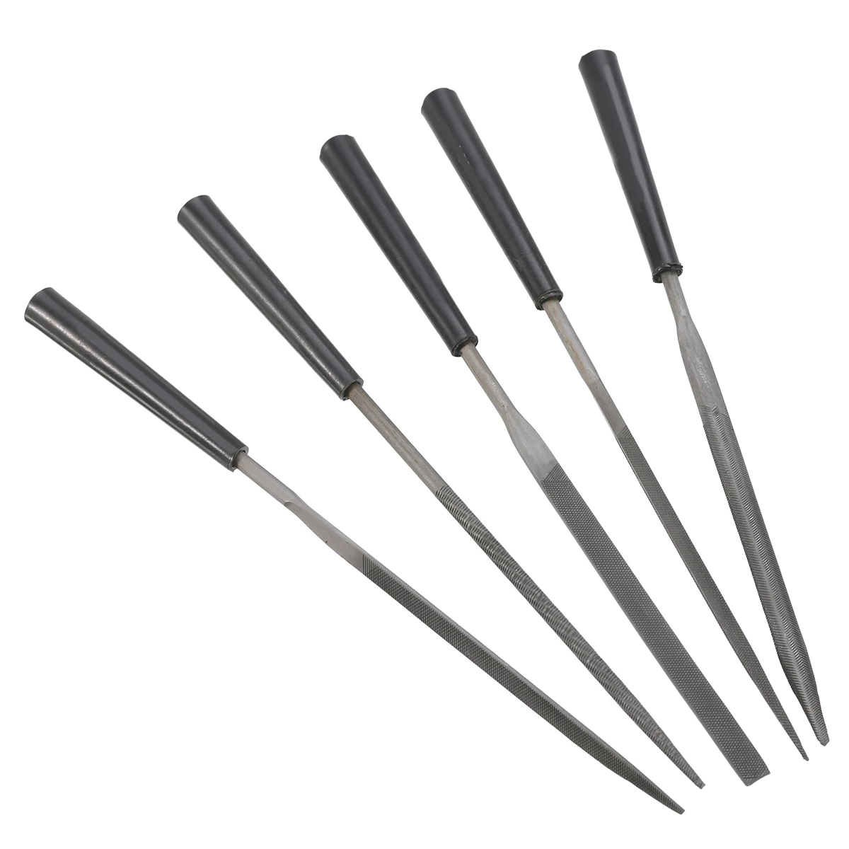 5pcs 140mm Needle Files Set File for Metal Jeweler Wood Carving Metal Glass Stone Craft Electronics Repairing Woodworking