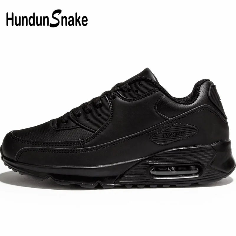 

Hundunsnake Air Cushion Krasovki Men Autumn Leather Sport Shoes For Men Black Women Sneakers For Men Trainers Footwear Walk G-28