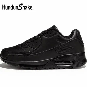 

Hundunsnake Air Cushion Krasovki Men Autumn Leather Sport Shoes For Men Black Women Sneakers For Men Trainers Footwear Walk G-28