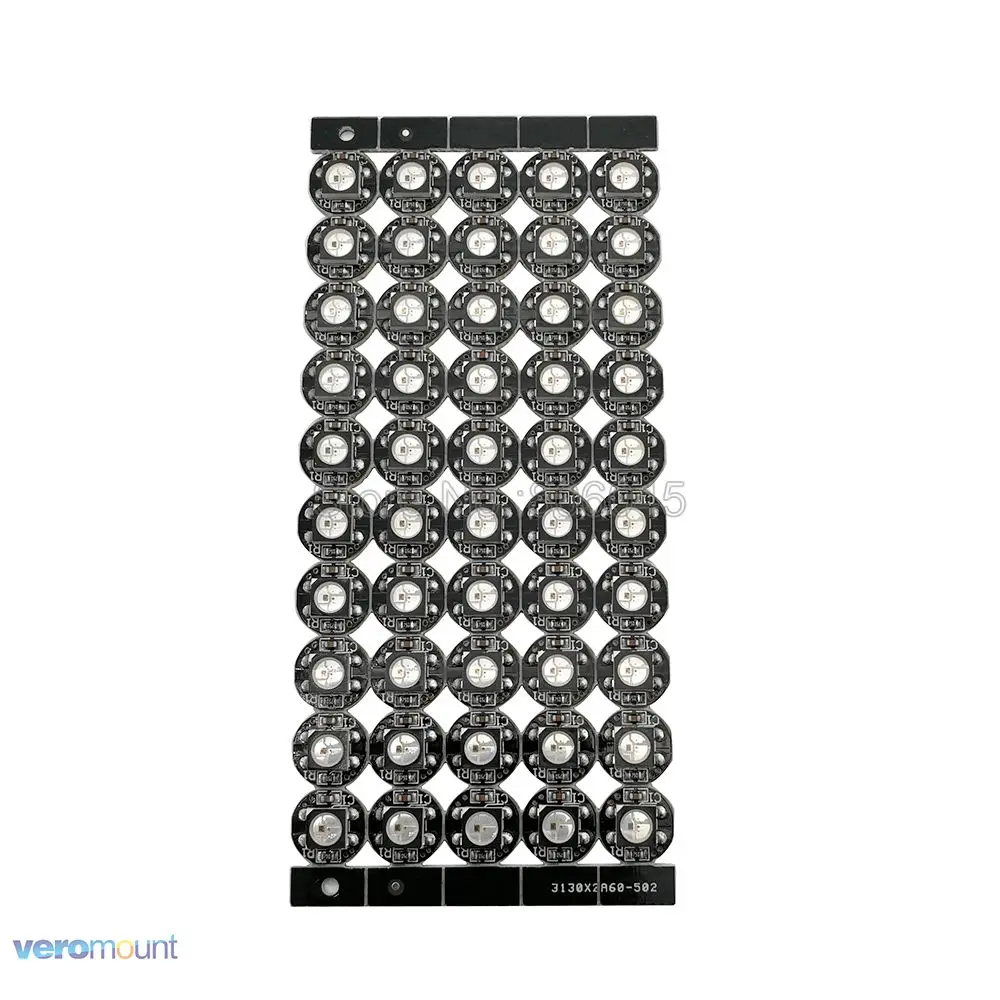 WS2812B светодиодная плата радиатор WS2812 светодиодные чипы 10 1000 шт. с черной/белой