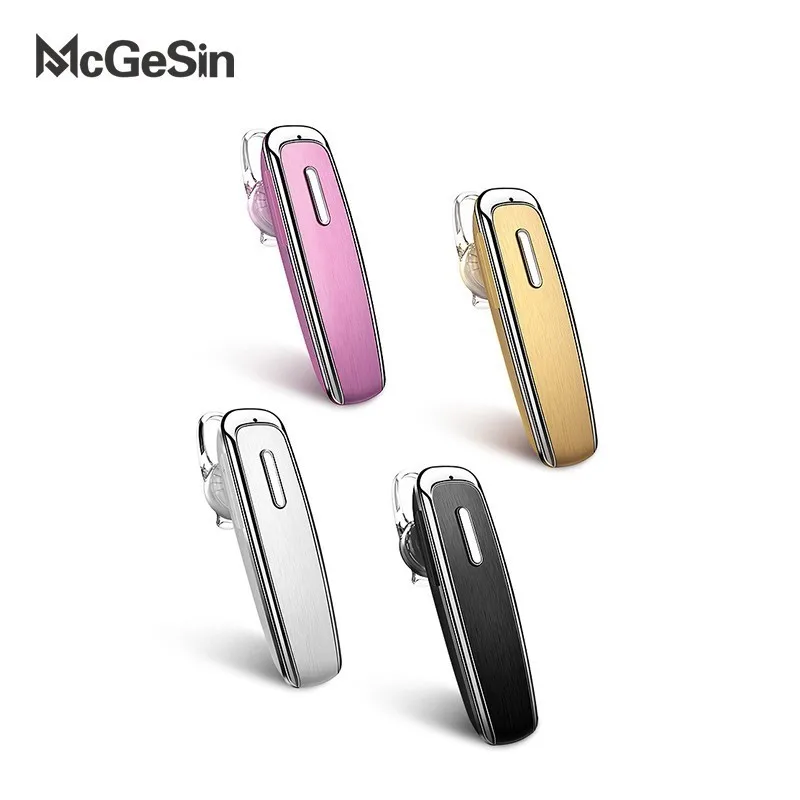 McGeSin Wireless Bluetooth Earphone Long Standby Business earbuds Stereo Sports Headset Noise Reduction with Mic For driver