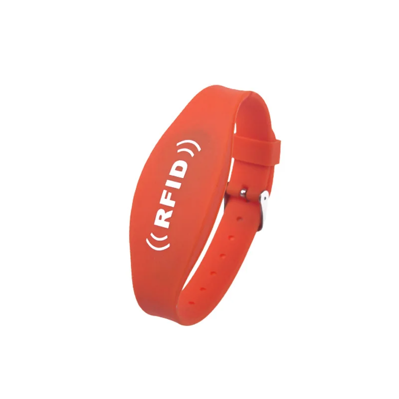 

RFID 125khz 13.56mhz tk4100 mifare s50 chip Wristband bracelet watch electronic id card silicone wrist band access key tag strap