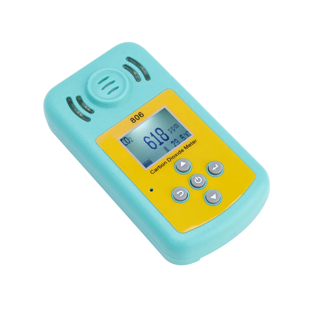 

New Carbon Dioxide Tester High Precision Air Quality Analyzer Portable CO2 Detector Temperature Meters