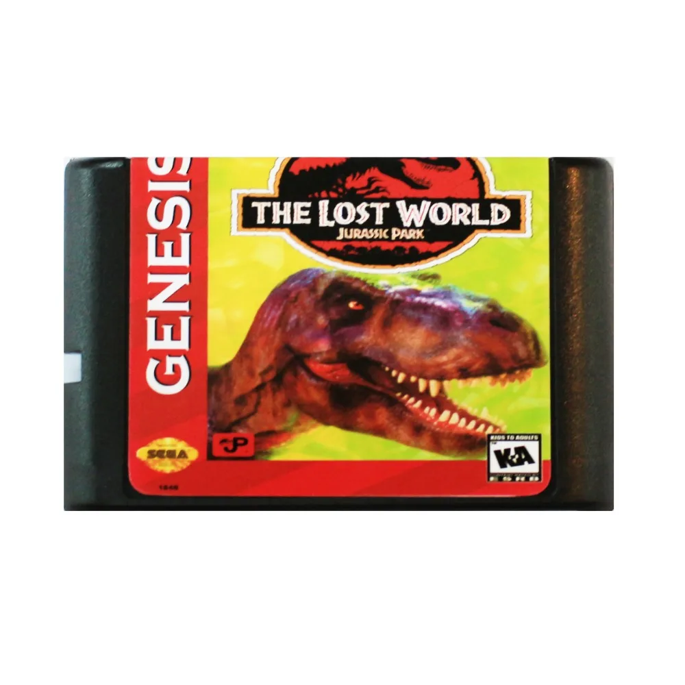 Lost &quotПарк Юрского периода&quot 16 бит MD карточная игра для Sega игры SEGA Mega Drive Genesis |