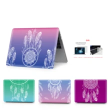 Цветной матовый чехол для Apple Macbook Air Pro retina 11 12 13 15, для Mac book New Pro 13,3 15,4 дюйма New Air 13 с сенсорной панелью+ Gif