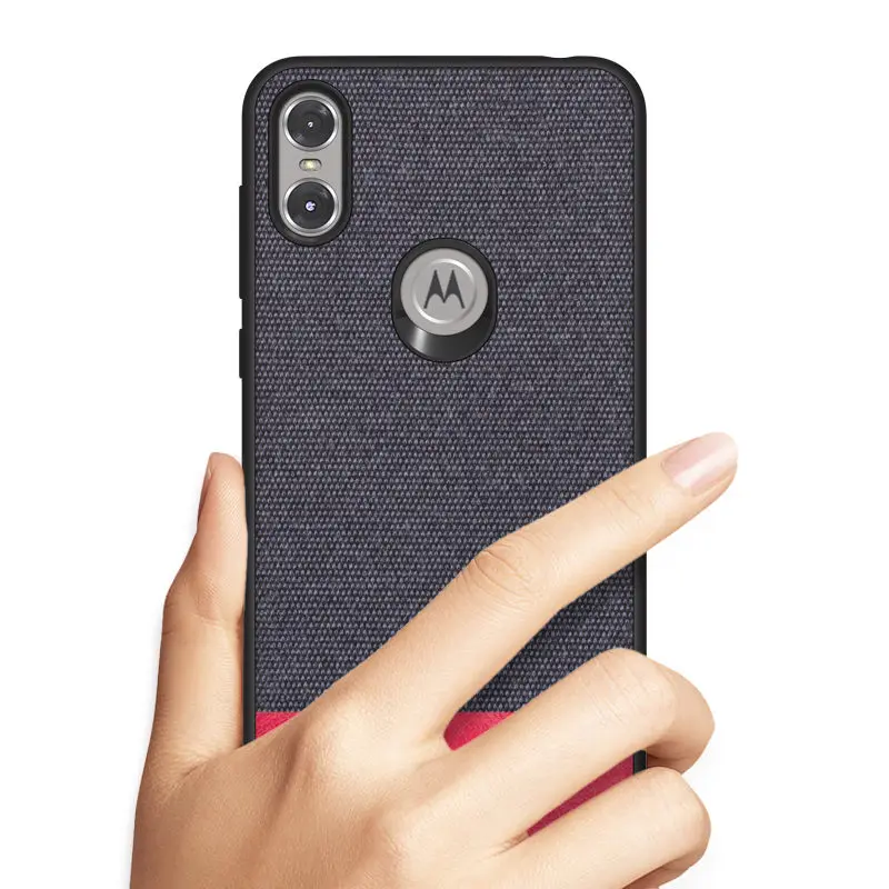 SRHE для Motorola Moto One P30 Play чехол Чехол винтажная ткань силикон полное заднее покрытие для Moto P30 Play/Moto One XT1941