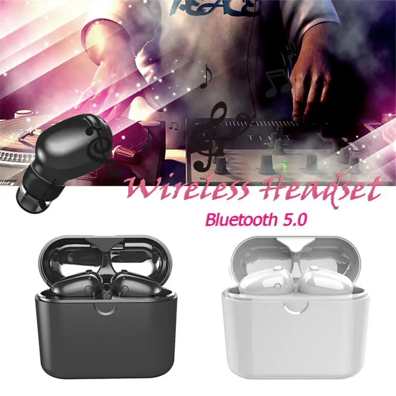 

TWS-S9 Noise Reduction Mini Headset Sports Magnetic Intelligent HIFI Binaural In-ear Bluetooth 5.0 Wireless Earbud Earphone