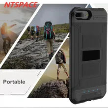 4200 мАч портативный чехол для зарядного устройства для iPhone 8 6 Plus бронированный Внешний Аккумулятор Чехол для резервного питания для iPhone 7 6 Plus зарядное устройство