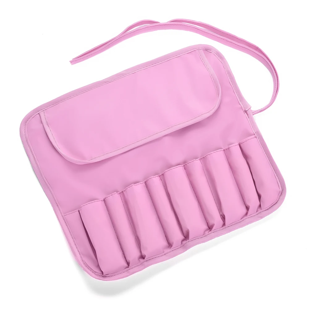 VANDER 2017 High Quality 10 Pcs Makeup Brush Storage Package Nylon Makeup Bag Makeup Brush Empty Bag Makeup Brush Pink (3)