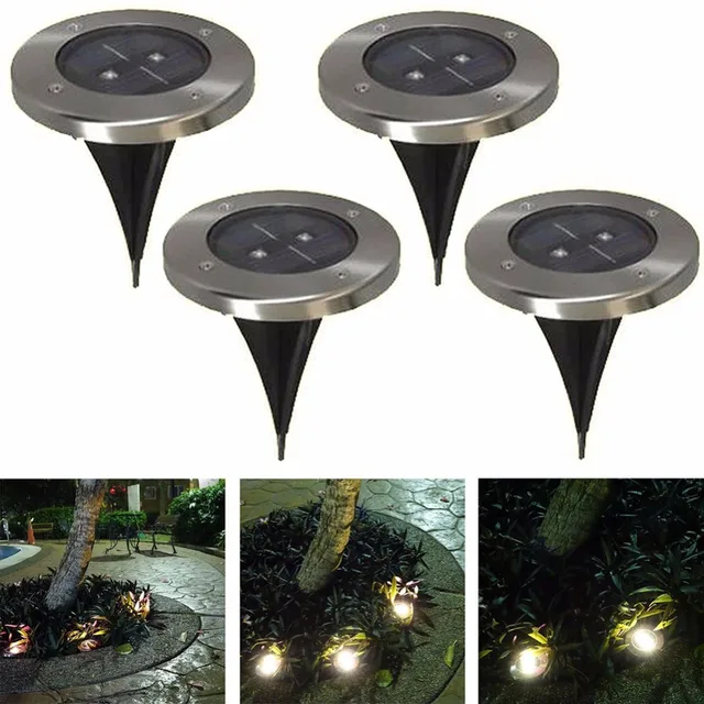 Tamproad Pack Of 5 Led Underground Night Lights Solar Powered Buried Tamproad Pack Of 5 Led Underground Night Lights Solar Powered Buried Lighting Landscape Lamp For Outdoor