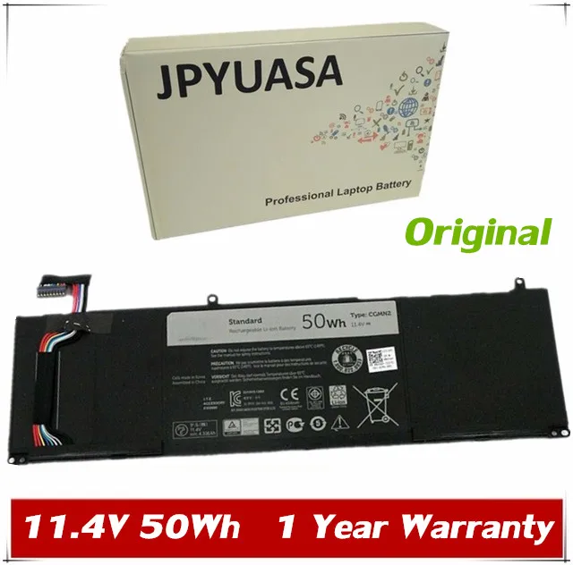 

JPYUASA 11.4V 50wh Original CGMN2 N33WY NYCRP Laptop Battery For DELL Inspiron 11 3138 11 3137 11 3137 11 3000