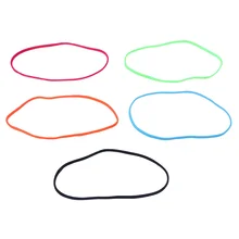 10 шт. портативные Прочные эластичные модные многофункциональные Нескользящие аксессуары для волос спортивные резинки для волос головной убор для мужчин и женщин