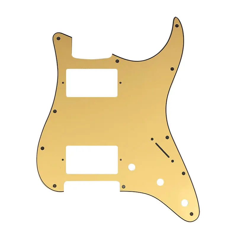 Качественная электрогитара Pickguard с 11 отверстиями, пластина с царапинами HH PAF, катушка хамбакера для США \ Мехико Fd гитара Stratocaster запчасти