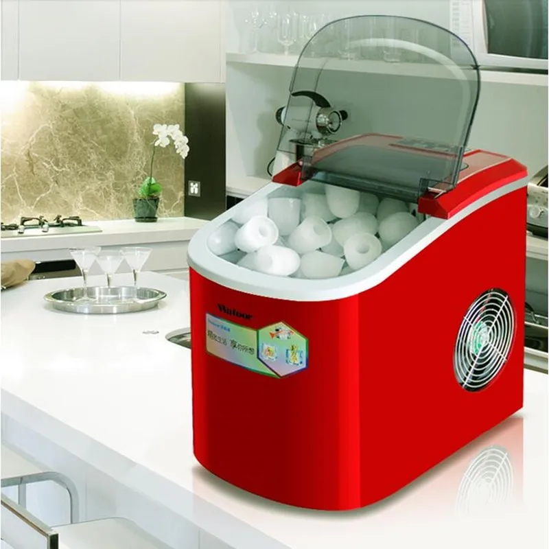 Buy 220V Mini Electric Round Ice Maker Automatic Ice