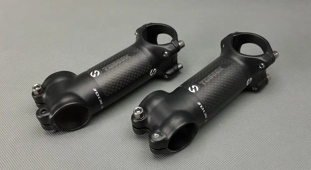 TOSEEK-Carbon-Alloy-17-6-Degree-Bicycle-Stem-Rack-Road-MTB-bike-Stems-Cycling-Parts-31 (2)