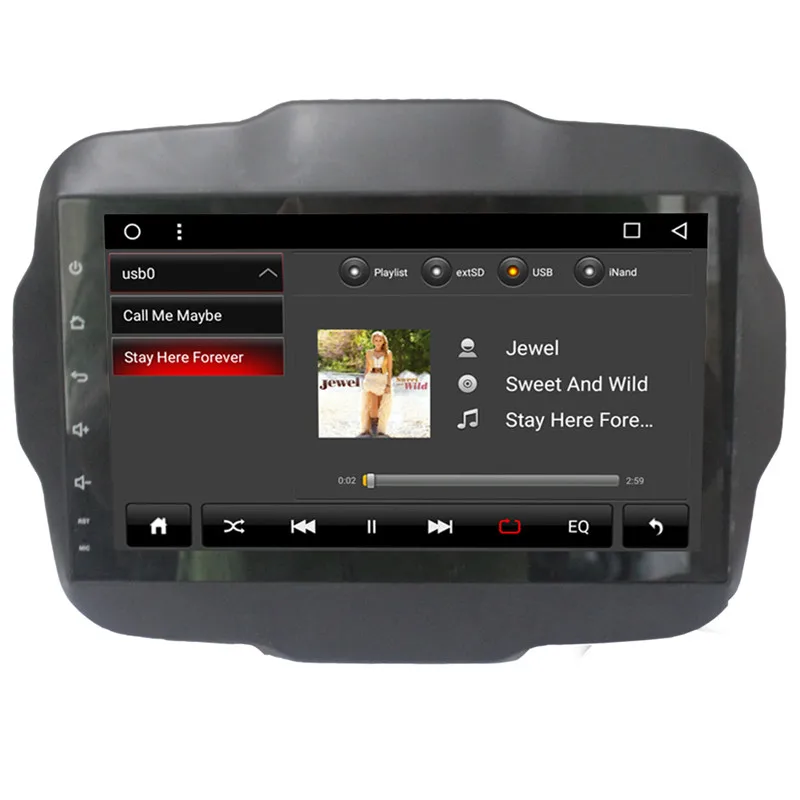 Discount Ectwodvd 9inch Octa Core Android 8.1 Car DVD Player GPS Navigation Multimedia For JEEP Renegade 2016 6