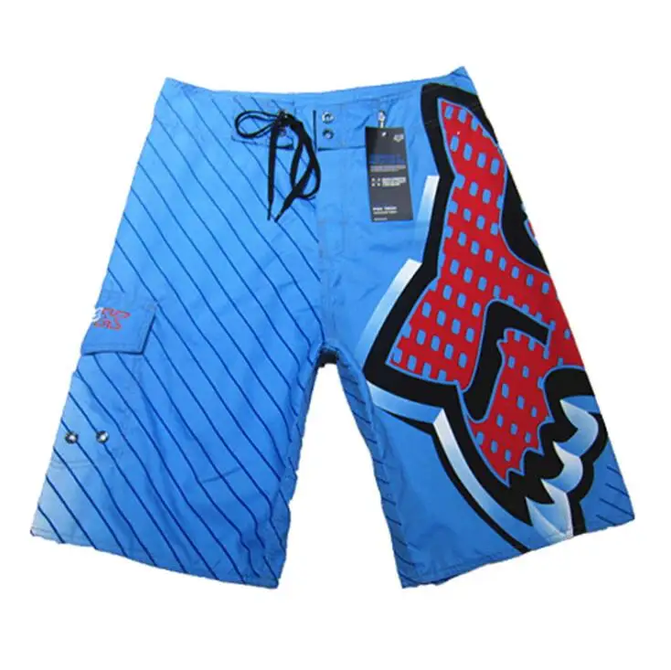 

Shoreline summer men plus size surf pockets shorts sports beach cartoon printing painting men leisure swimming shorts quick dry