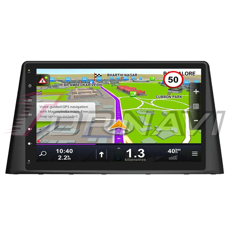  Car PC Multimedia for Peugeot 308 2016 Android 8.1 10.1'' Topnavi GPS Navigation Auto Video NO DVD 