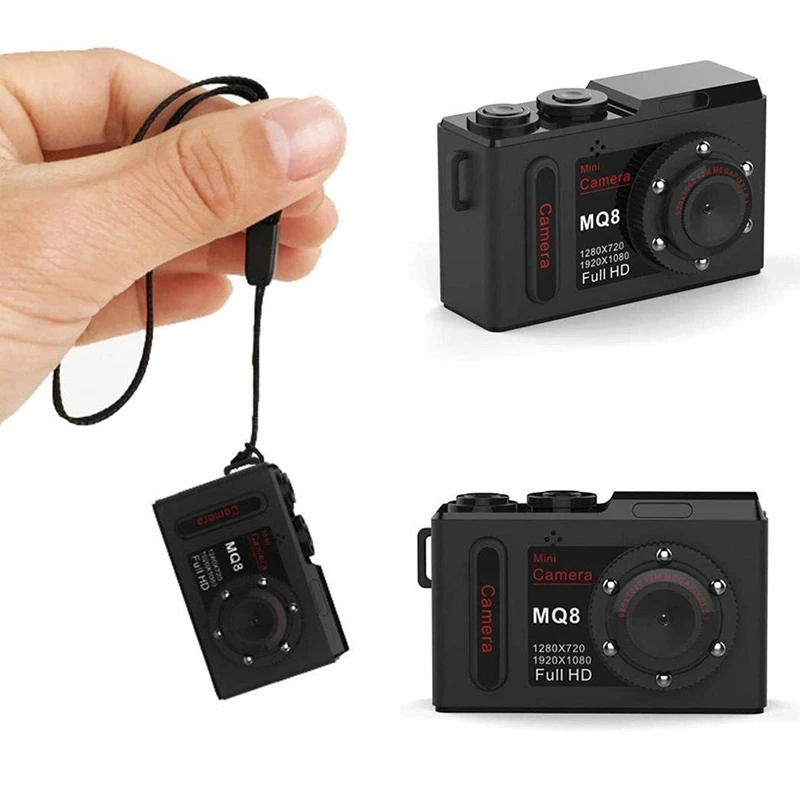 

MQ8 1080P HD Mini DV Camera Sport Action DV Camera Night Vision Micro DVR Camcorder Portable High Quality Video Camera SD Card