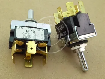 

Original new 100% Japan import AWTT1504 20A AC125V 250V DC 30V ON-0FF-ON toggle switch 2 files with reset switch