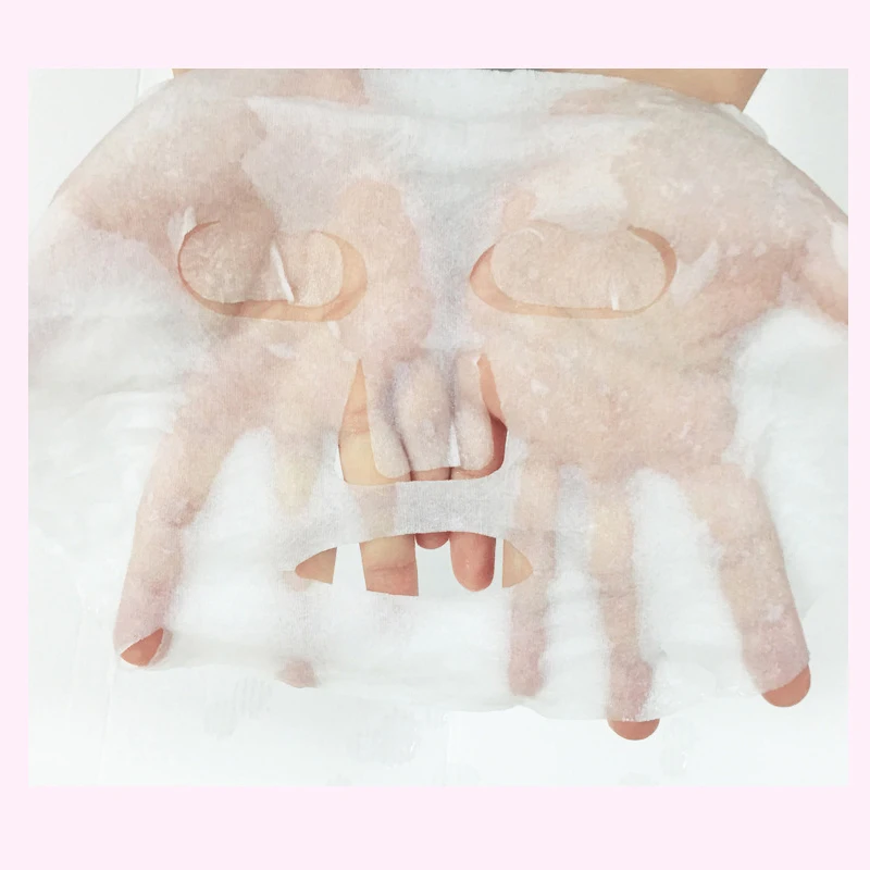100Pcs lot BIOAQUA Compression Face Mask Whitening Anti Acne Natural Cotton Close To The Skin DIY 5