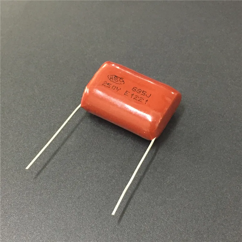 

5pcs CBB 685 250V 685J CL21 6.8uF 6800nF P27 Metallized Polypropylene Film Capacitor