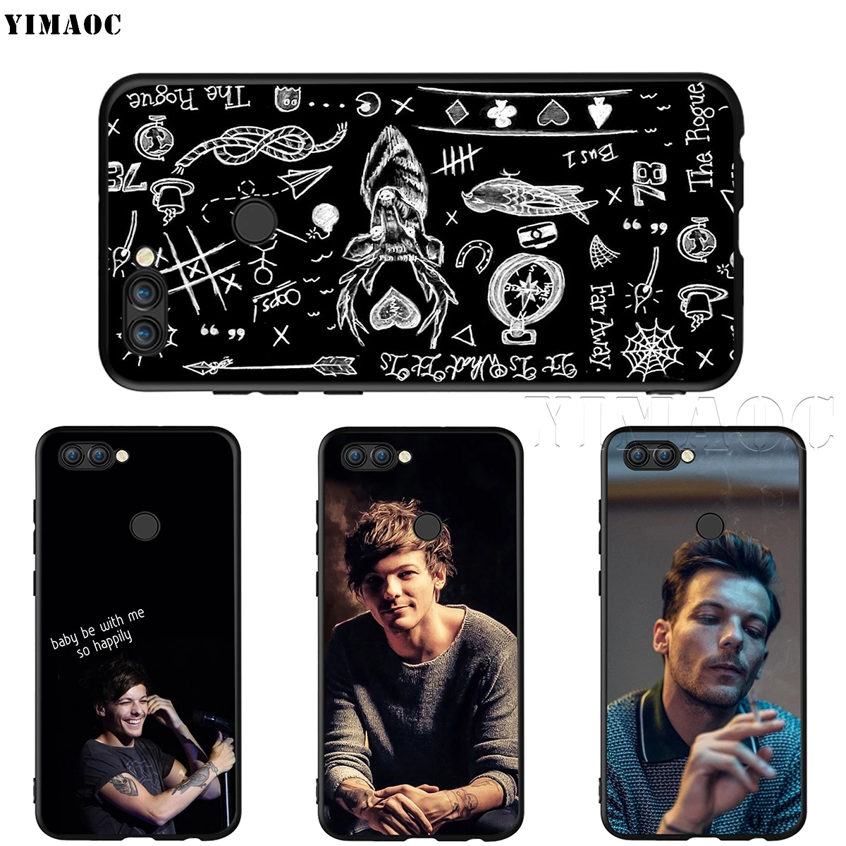 YIMAOC Louis Tomlinson Silicone Case for Huawei Honor 6a 7a 7c 7x 8 9 10 Lite Pro Y6 2018 2017 Prime