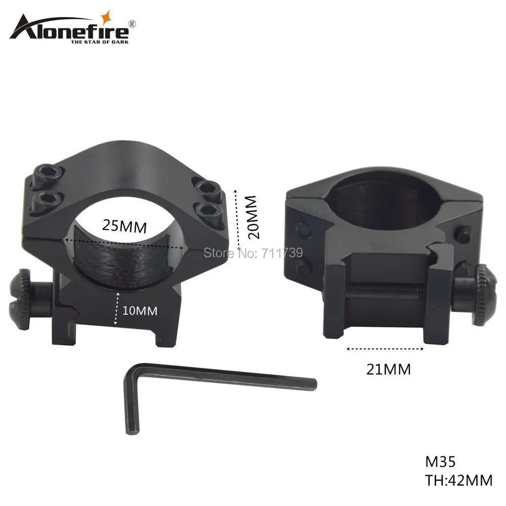 AloneFire M35 с фокусным расстоянием 25 мм охотничий прицел крепление 21 мм прицел с креплением Вивер рельс монтажа