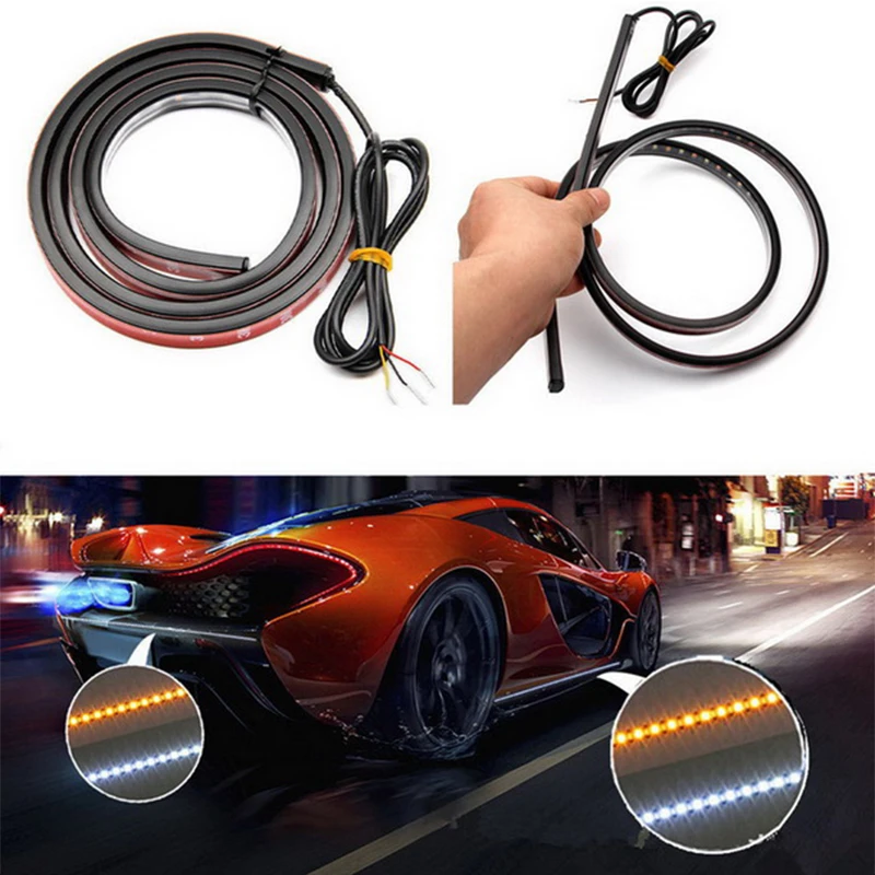 60'' Turn Signal Tail Lamp Waterproof Running/Brake/Reverse/Rear Strip