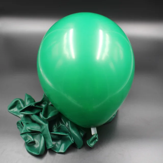 10 шт./партия, 10 дюймов, зеленый красный вид шариков, надувные шары для вечеринки, дня рождения, латексные рождественские шарики для украшения, Рождественский Декор - Цвет: Dark Green