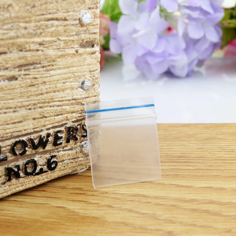 Resealable Plastic PE Clear Zip Lock Bags 1000pcs 1.8x2.5cm Jewelry