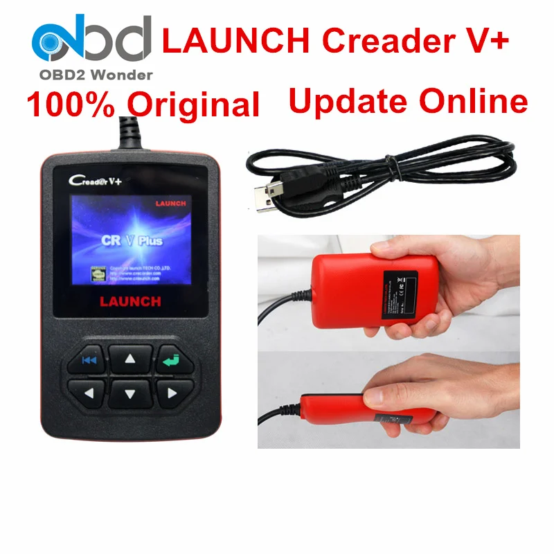 2017 Original Launch Creader V+ OBDII Diagnostic Scanner Launch X431