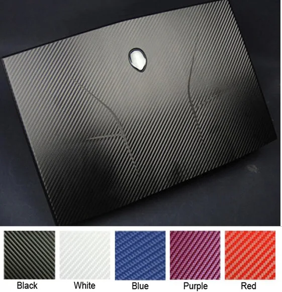 

KH Laptop Carbon fiber Leather Sticker Skin Cover Protector for Alienware 11 M11X R3 R2 ANW11 ALW11 11.6-inch