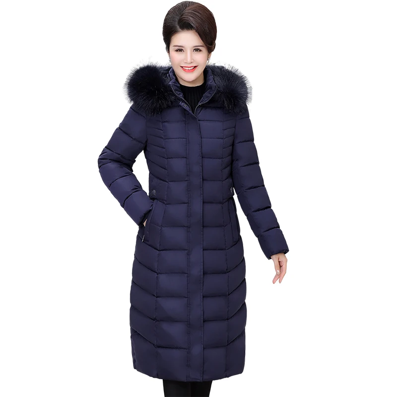 Winter Women Coats Plus size 5XL 6XL Middle aged Mother