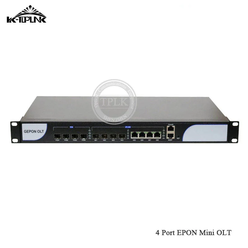 Лучший поставщик 1G 4 порта EPON Mini OLT Пользовательский логотип совместимый Hua Wei ONU ONT
