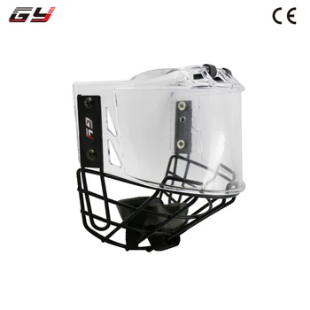 

GY Ice hockey helmet face sheild Free shipping CE Approval face Protection Hockey player helmet cage and visor