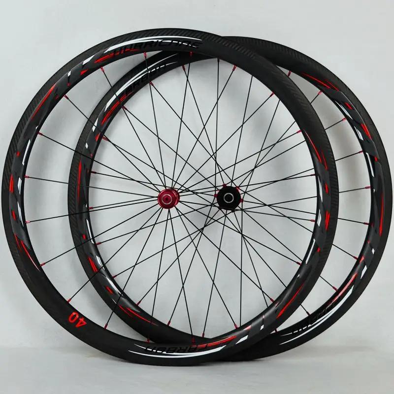 Best 2018 PASAK Carbon fiber road bike bicycle full carbon wheels C/V brake 40/55 rim wheelset clincher wheel 3