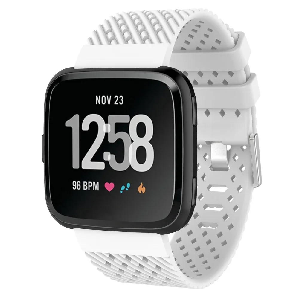 

Silicone Replacement Wristband Smart Watch Band Strap for Fitbit Versa Bracelet Wrist Watchband Colorful