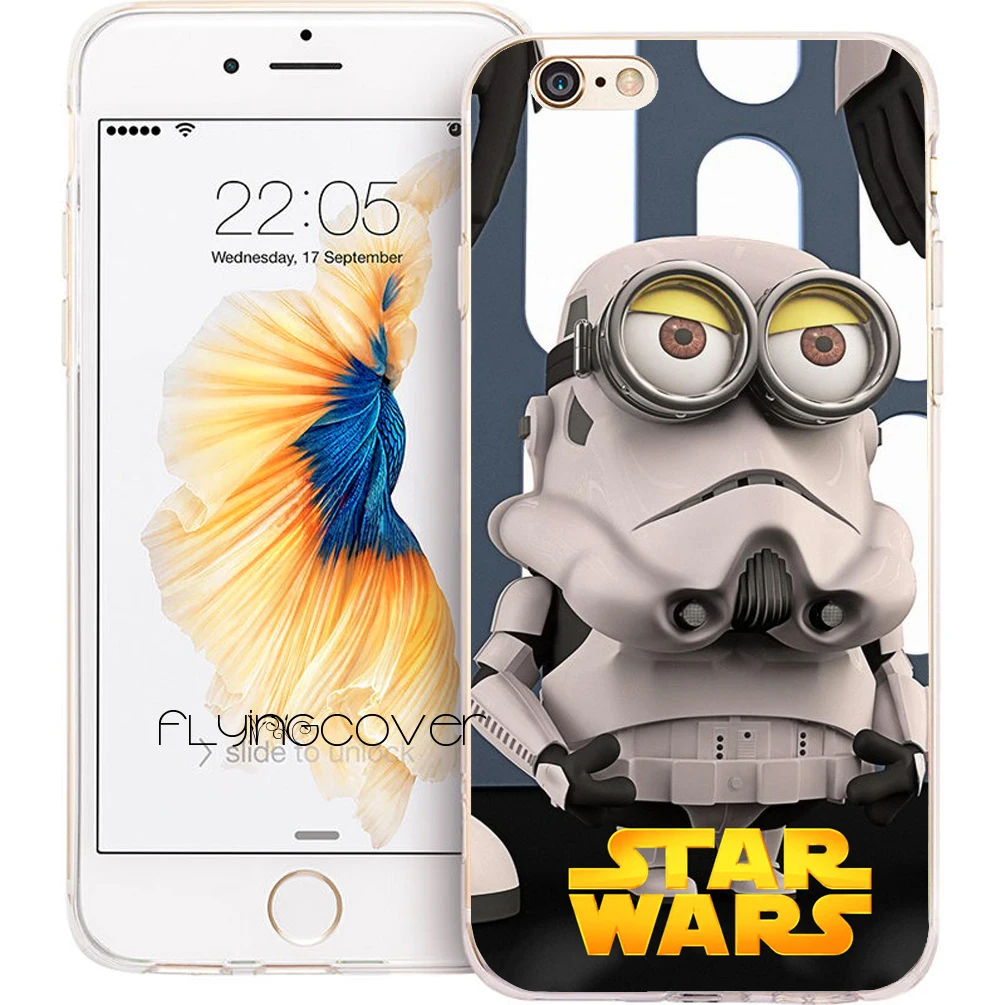 Coque Funny Star Wars Clear Soft Silicone Phone Cases for iPhone XS Max