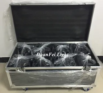 

(Roadcase) 8lot high brightness stage par 64 rgbw 24x10w par led rgbw dmx lyre wash rgbw led 10w